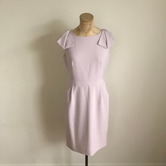 J. Crew Bow-Sleeve Dress in Lilac - Picture 2 of 6